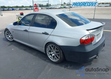 2007 BMW 335 z USA, uszkodzony, nr VIN WBAVB73597PA65656